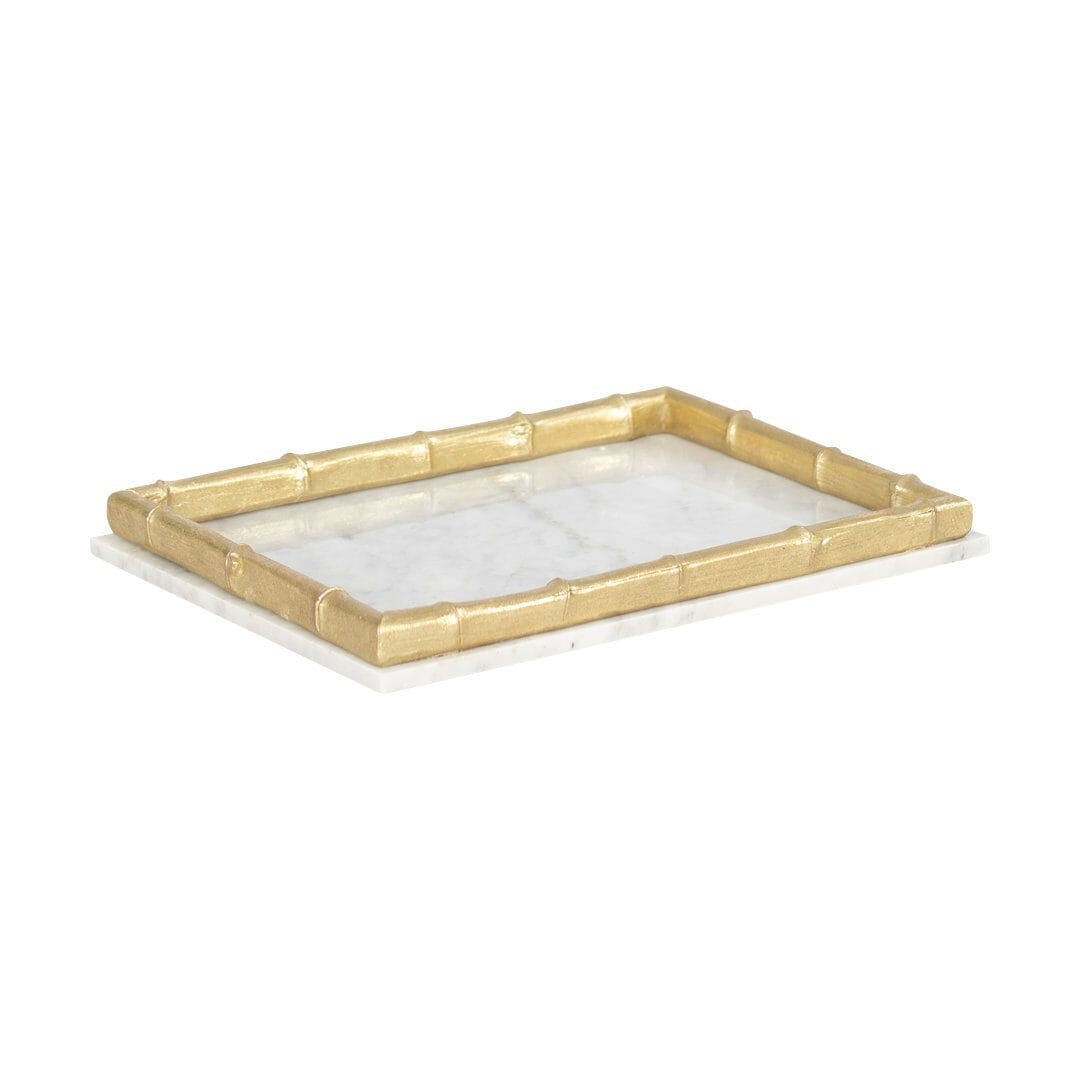 Pinto Bamboo Marble Tray Ornament Leather Gallery