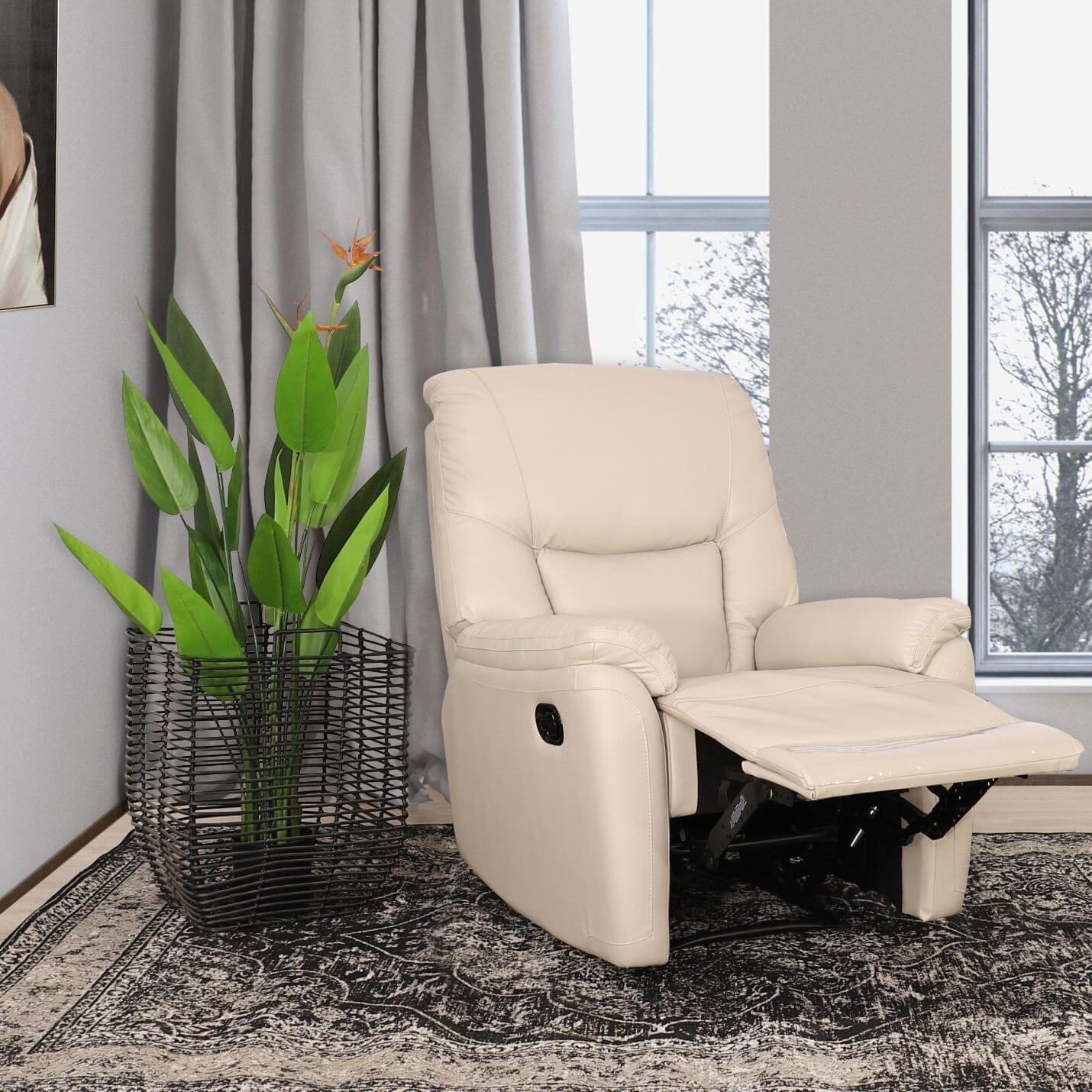 Presley 1 Seater Leather Recliner - Available on Special Order Plan Only Leather Recliner Leather Gallery 