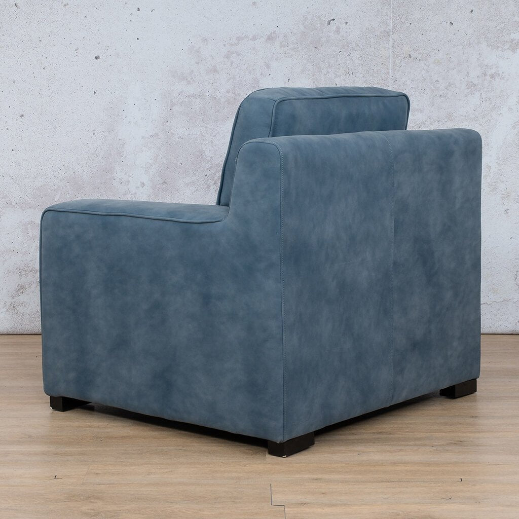 Rome 1 Seater Leather Couch - Leather Couches