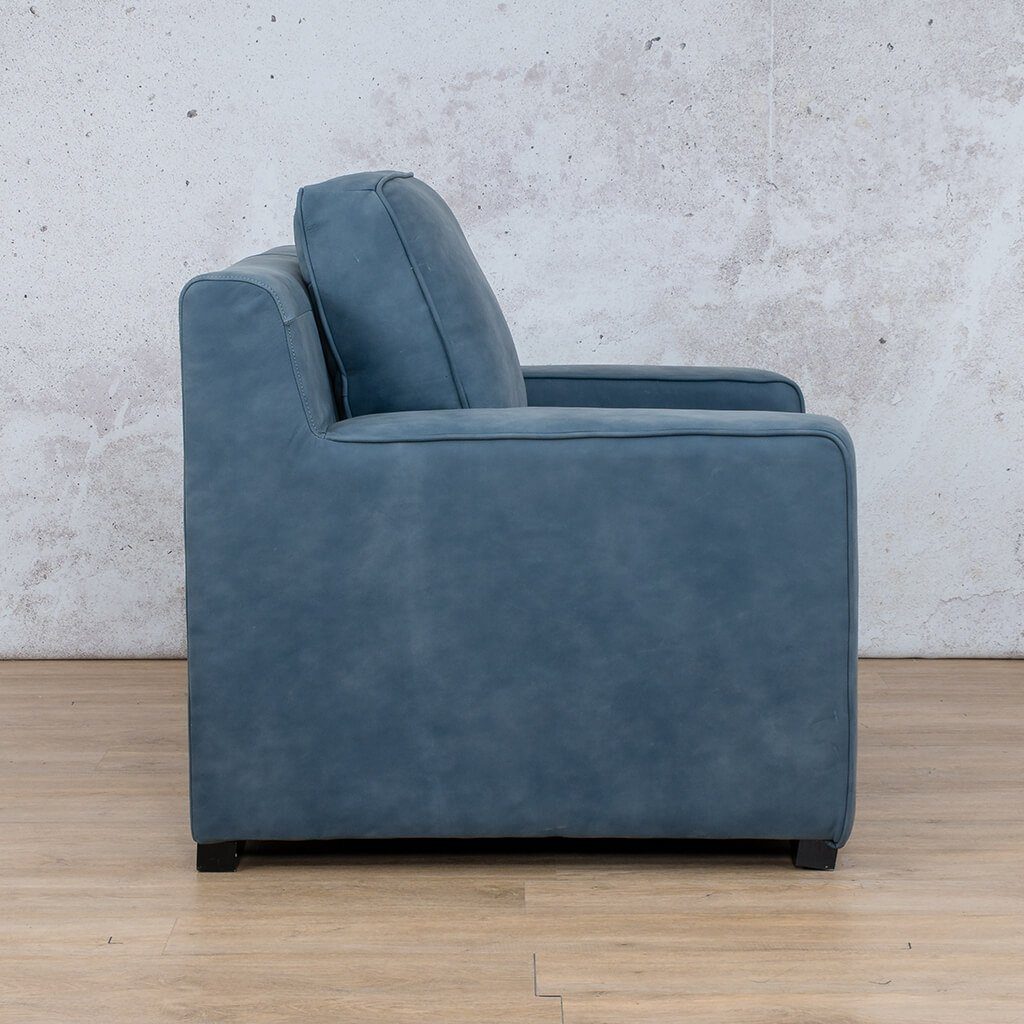Rome 1 Seater Leather Couch - Leather Couches