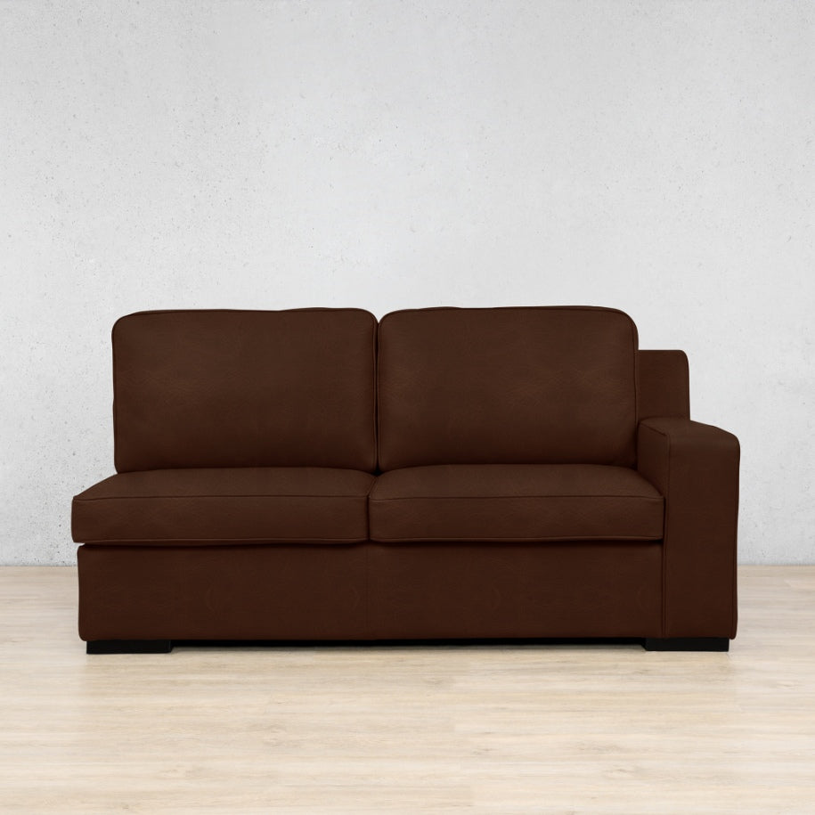 Rome Leather 2 Seater RHF Leather Sofa Leather Gallery Royal Cognac