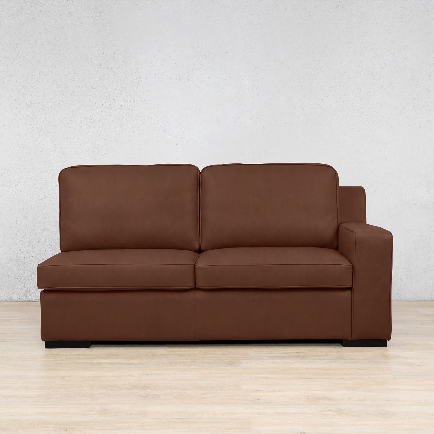 Rome Leather 2 Seater RHF Leather Sofa Leather Gallery Royal Saddle