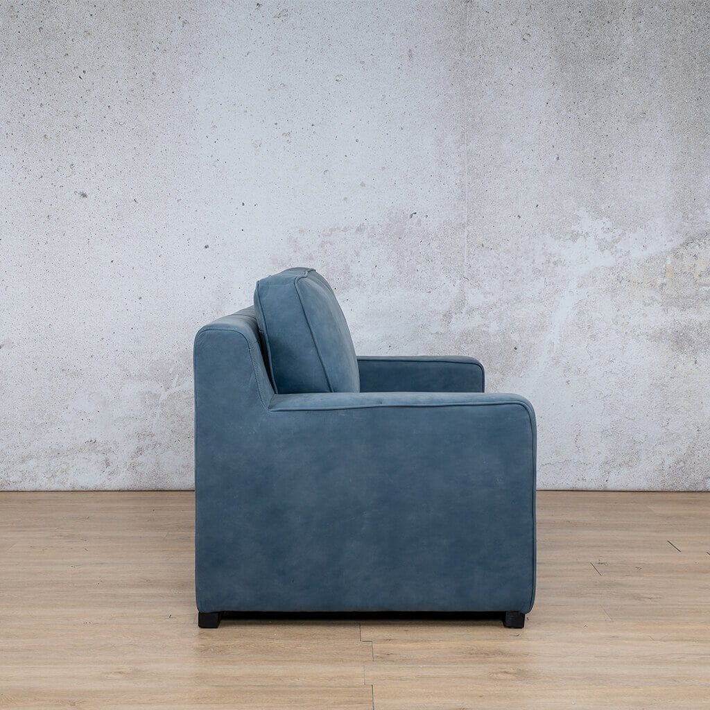 Rome 2 Seater Leather Sofa Leather Sofa Leather Gallery -flux-blue