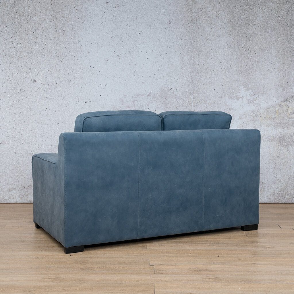 Rome 2 Seater Leather Sofa Leather Sofa Leather Gallery flux blue