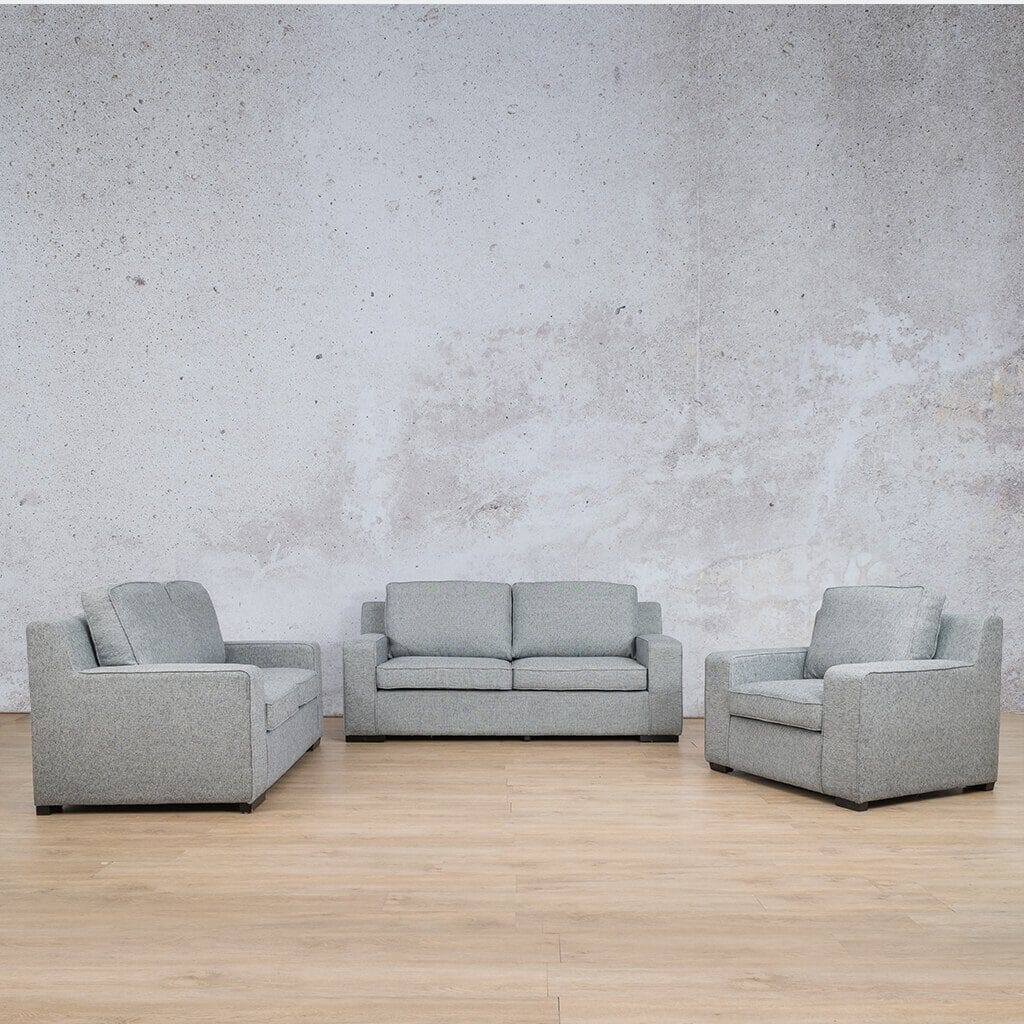 Rome 3 + 2 + 1 Fabric Sofa Suite - Fabric Couches