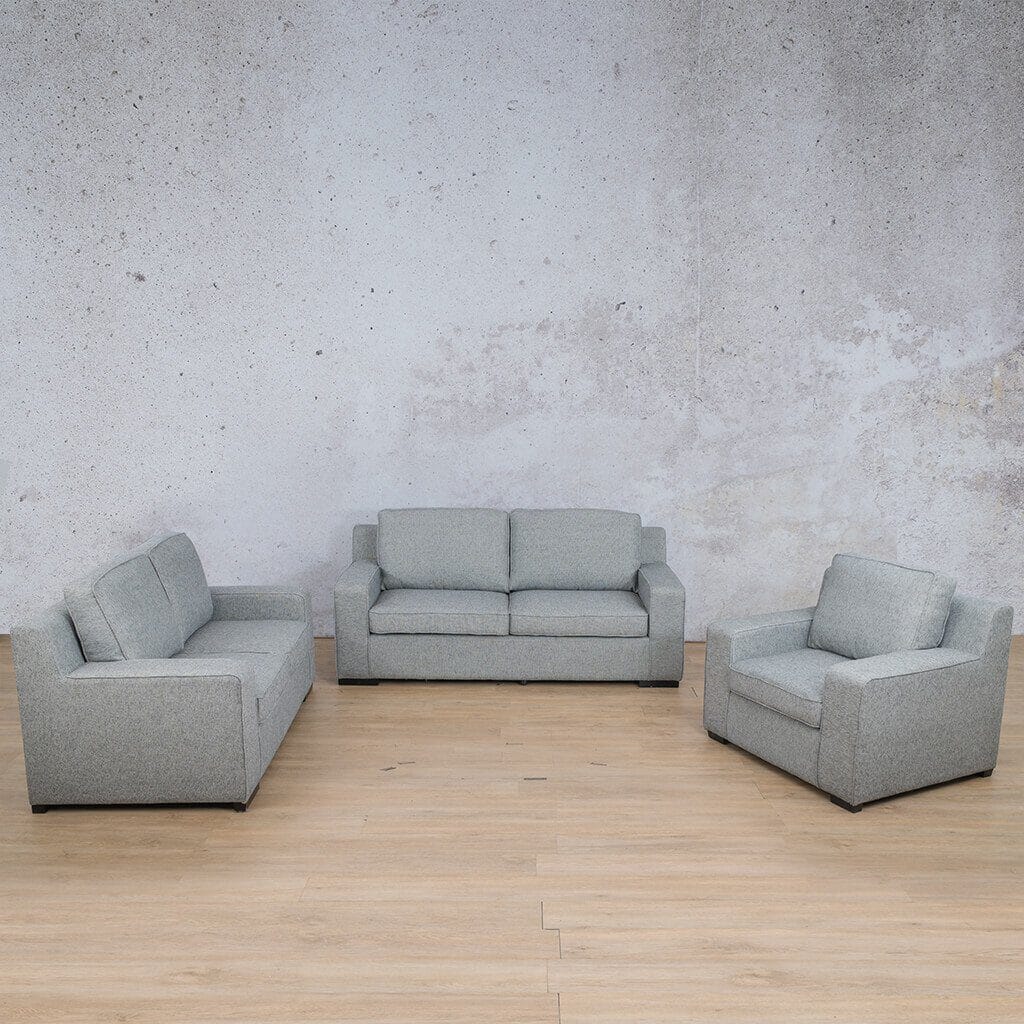 Rome 3 + 2 + 1 Fabric Sofa Suite - Fabric Couches