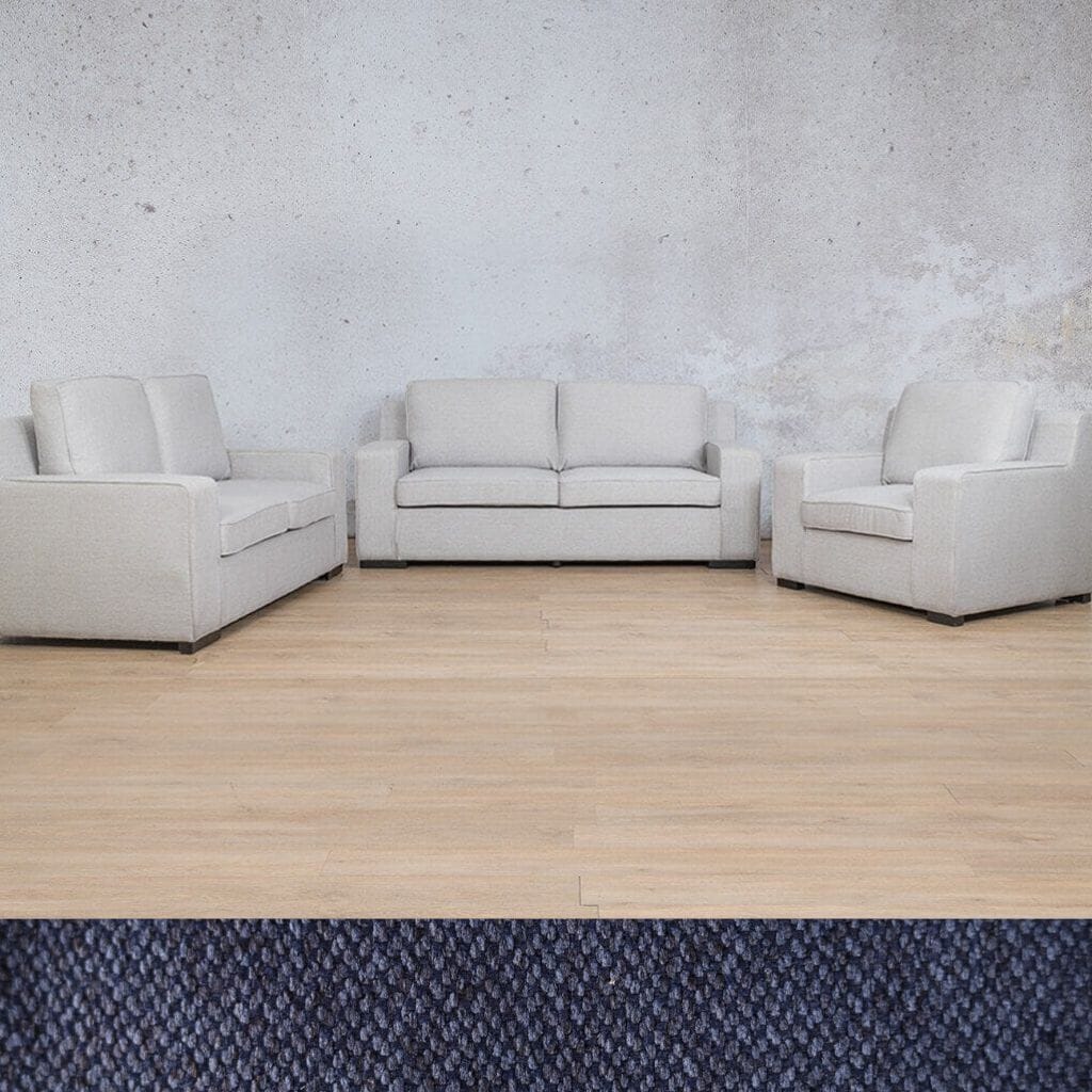 Rome 3+2+1 Fabric Sofa Suite Fabric Sofa Leather Gallery Kenya Navy Blue 