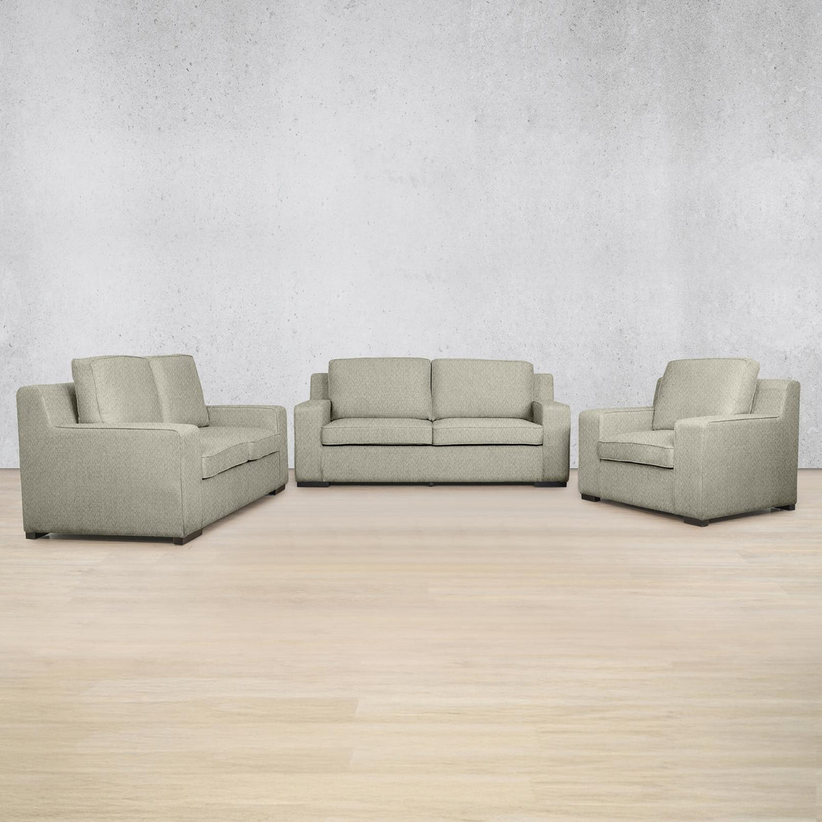 Rome 3 + 2 + 1 Fabric Sofa Suite - Kenya Beige | Fabric Couches, sofas and couches, fabric lounge suite 
