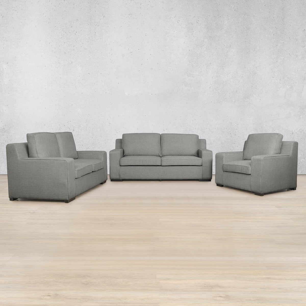 Rome 3+2+1 Fabric Sofa Suite - Kenya Grey | Fabric Couches, grey couch, fabric sofa suite, couches for sale