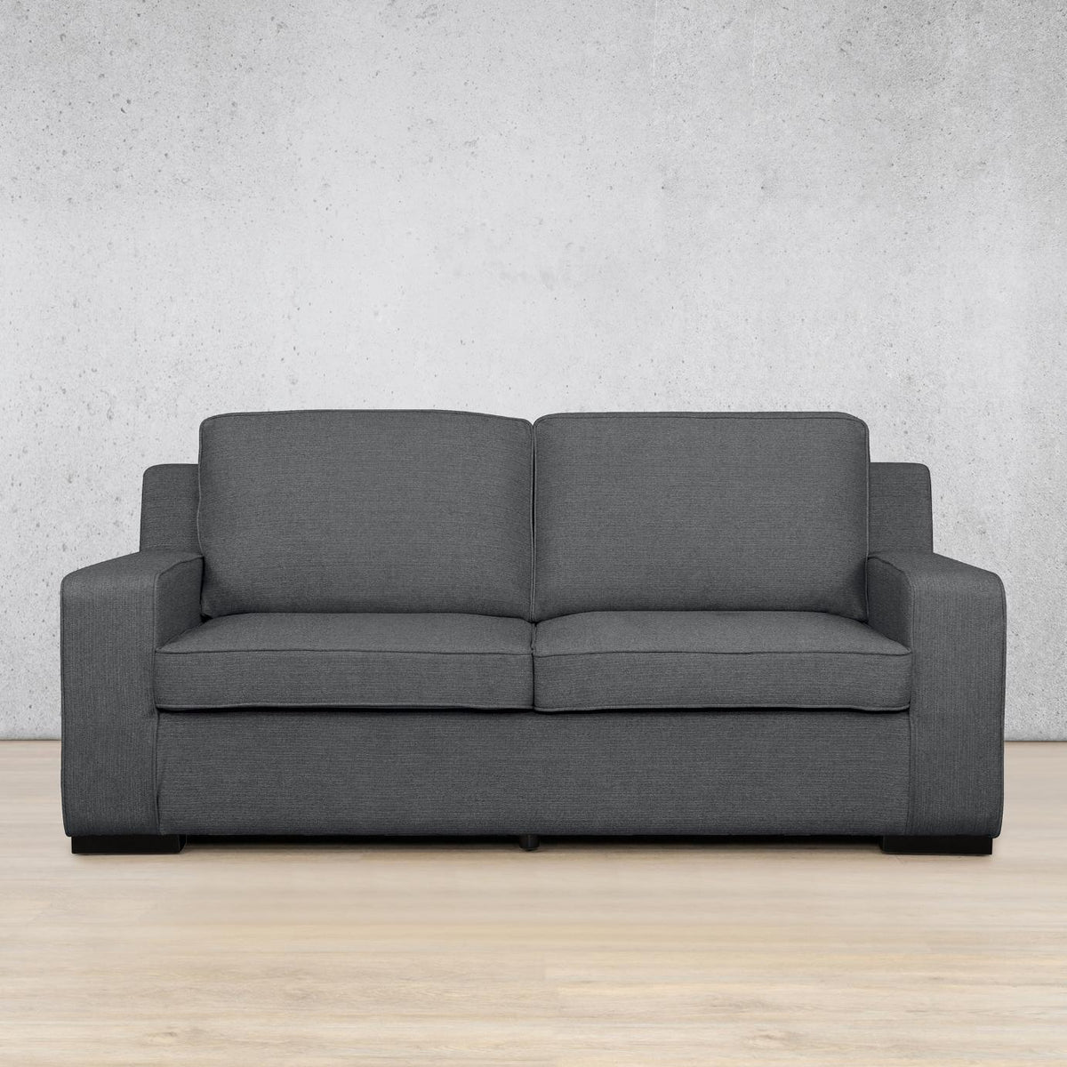 Rome Fabric 3 Seater couch - Space Grey | three seater couch for sale, grey couch, bedroom couch, couches 