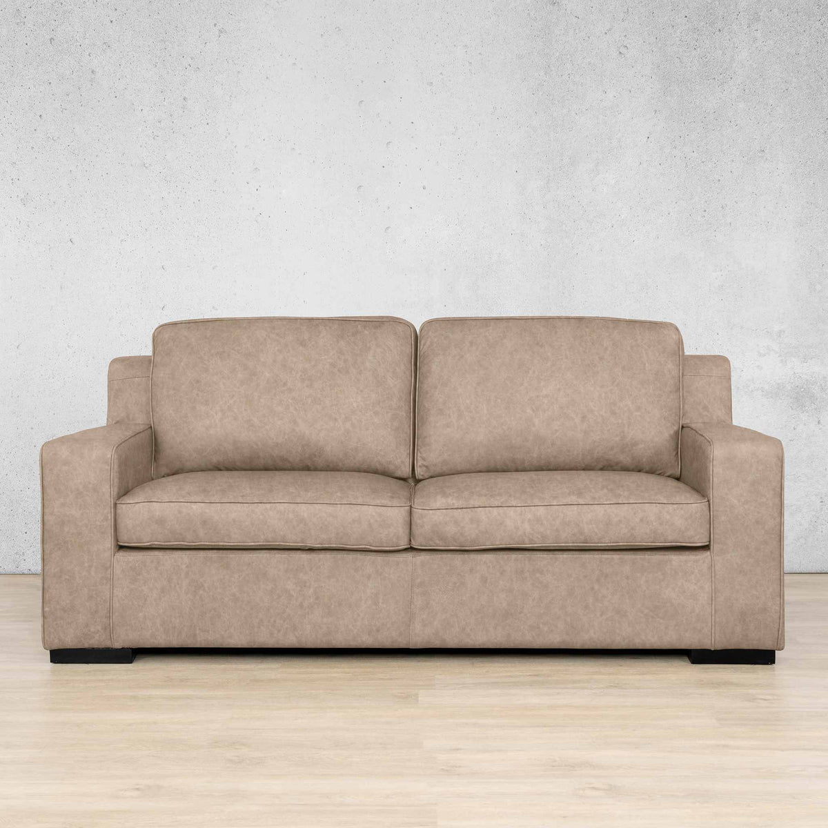 Rome 3 Seater Leather Sofa Leather Sofa Leather Gallery Almond