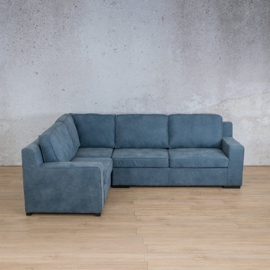 Rome 4 Seater L-Shape Sofa - LHF Leather Sofa Leather Gallery 