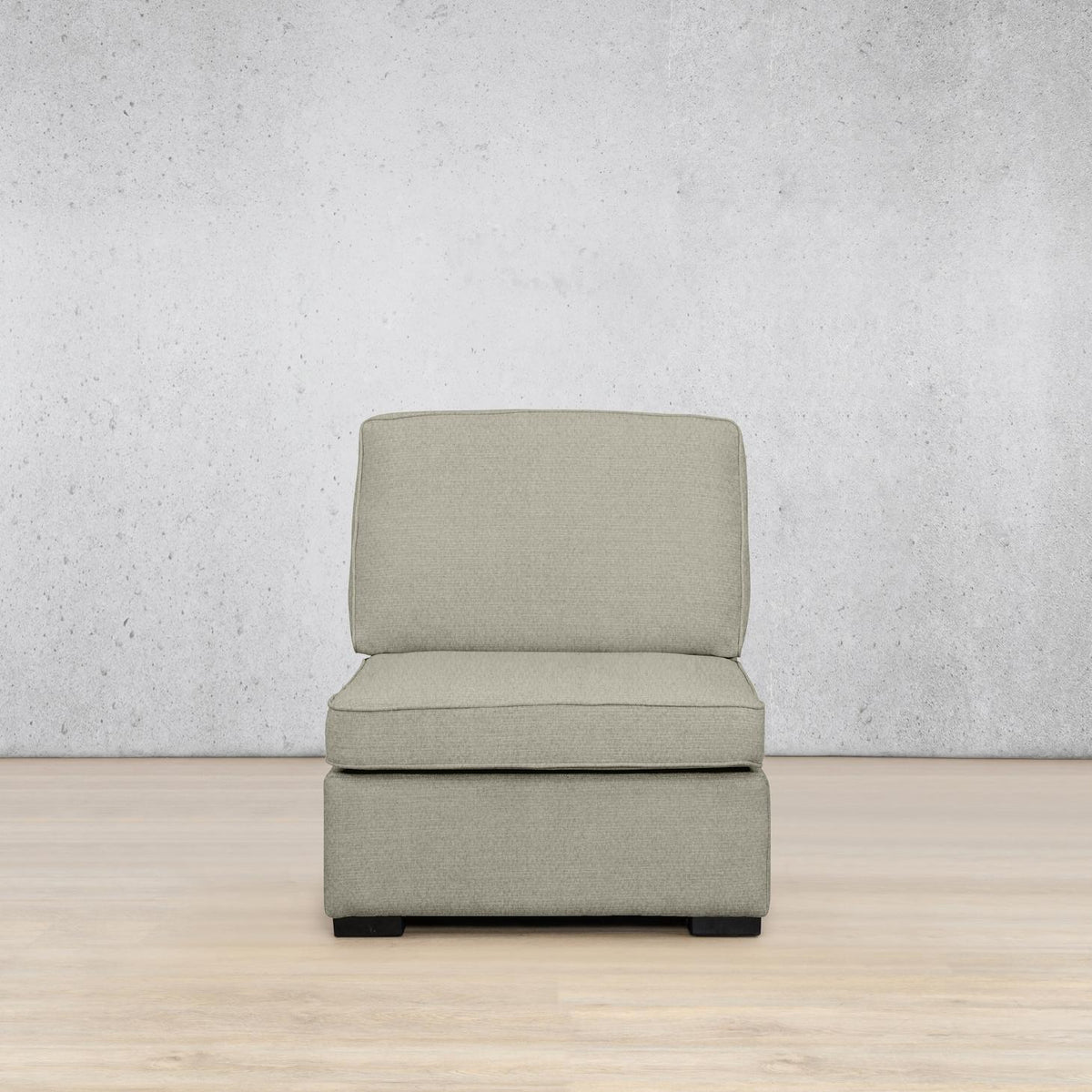 Rome Fabric Armless Chair Fabric Sofa Leather Gallery Kenya Beige