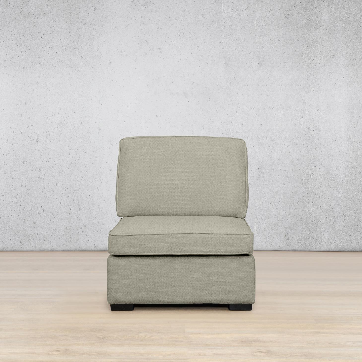 Rome Fabric Armless Chair Fabric Sofa Leather Gallery Kenya Beige