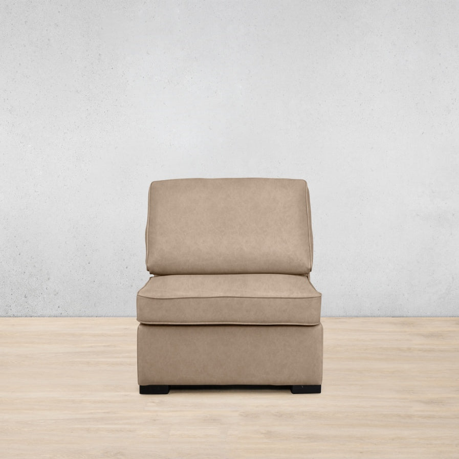Rome Leather Armless Chair