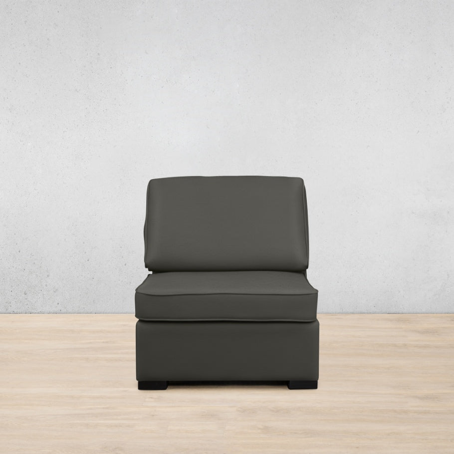Rome Leather Armless Chair