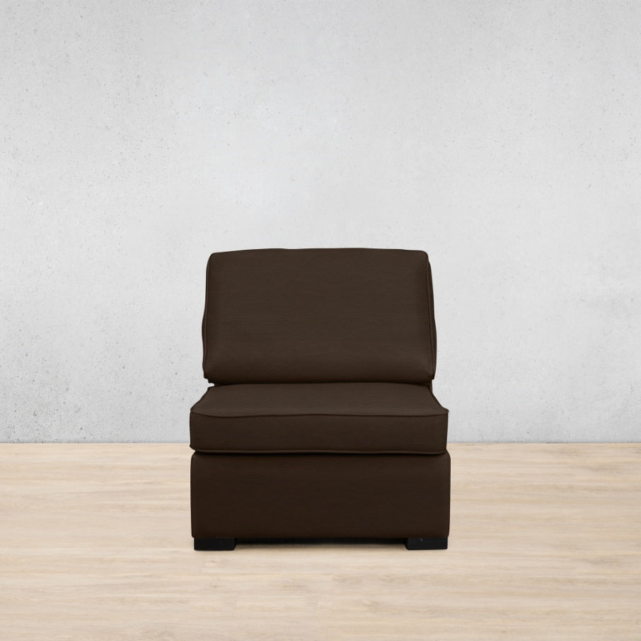 Rome Leather Armless Chair
