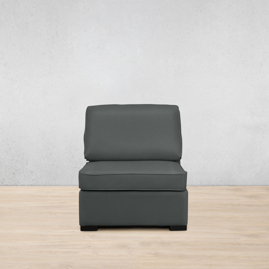 Rome Leather Armless Chair