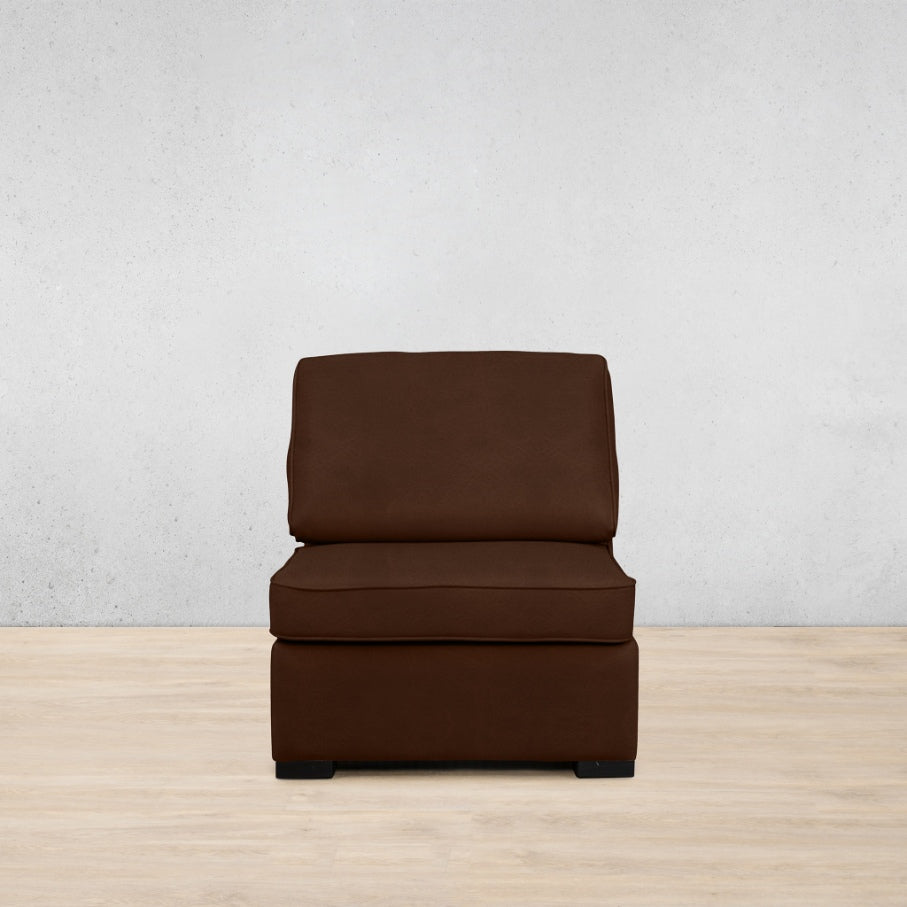 Rome Leather Armless Chair