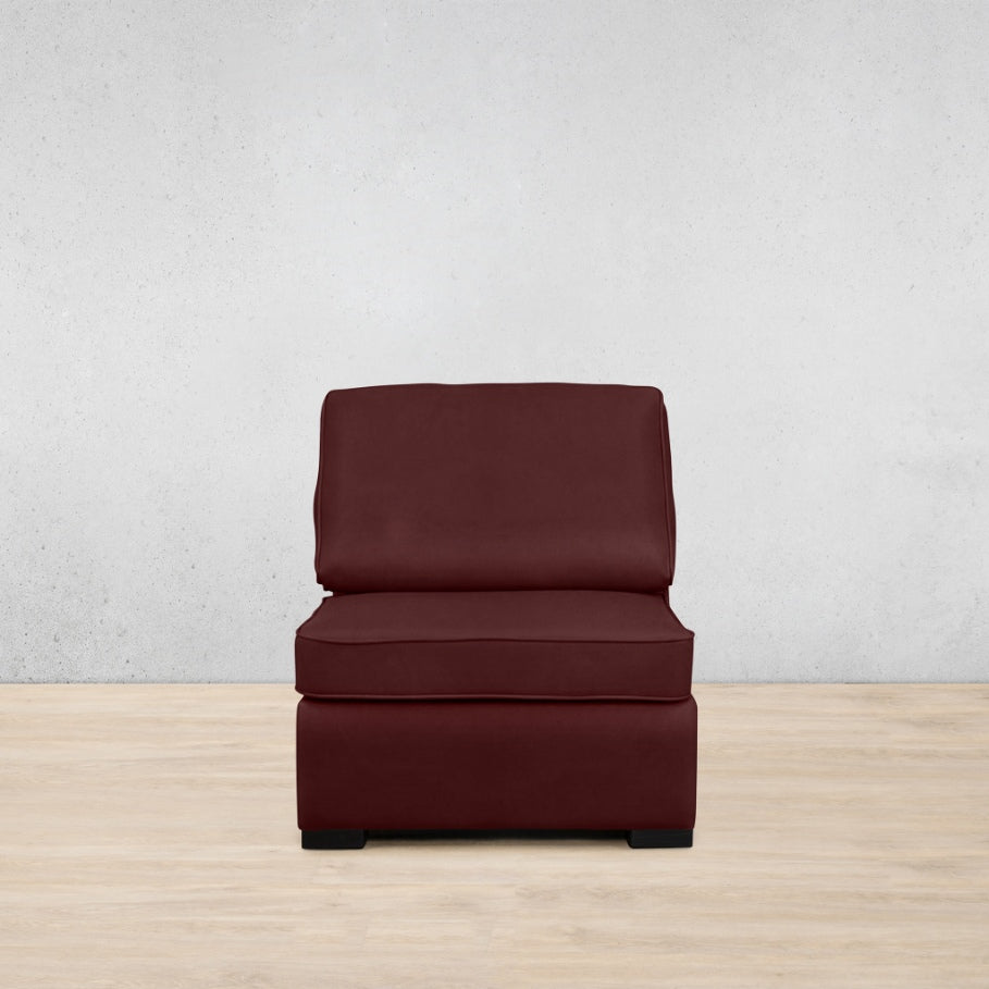 Rome Leather Armless Chair