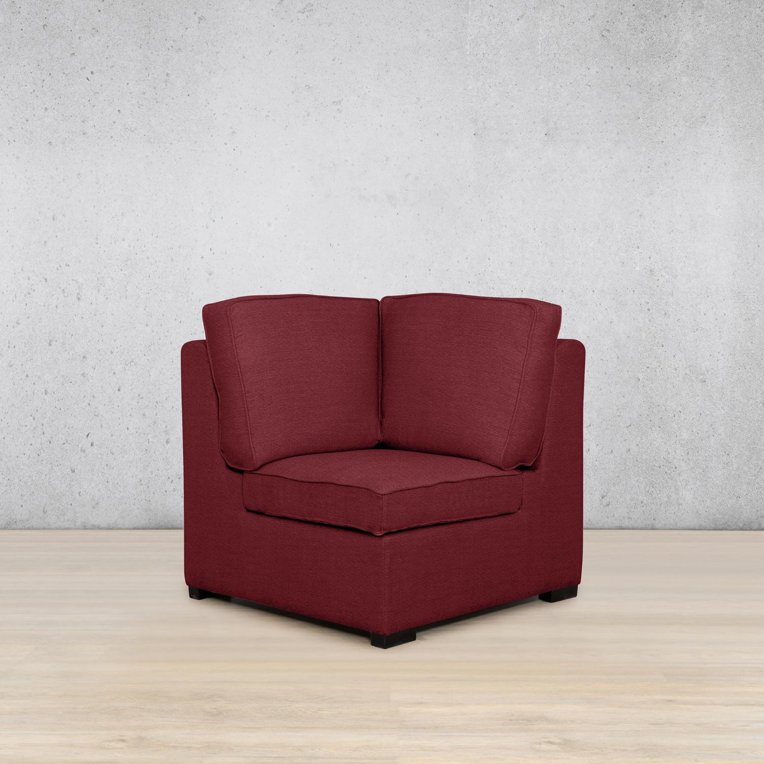 Rome Fabric Corner Fabric Sofa Leather Gallery | Deep Cherry