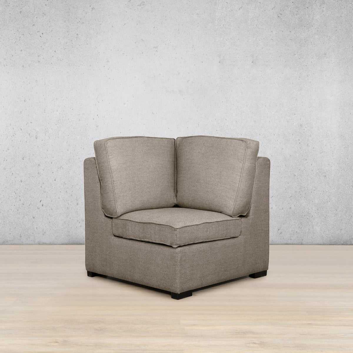 Rome Fabric Corner Fabric Sofa Leather Gallery | Ivory Sand