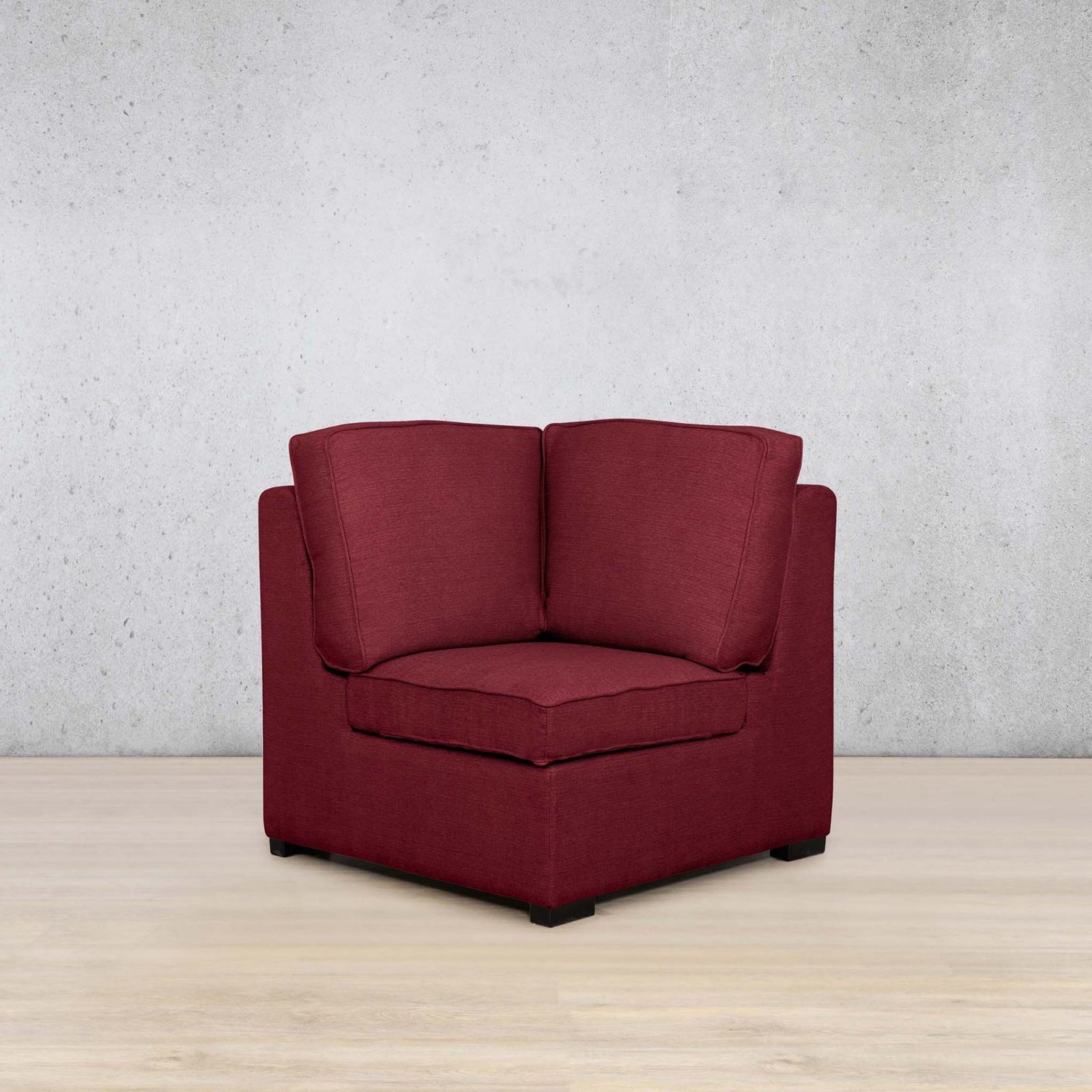 Rome Fabric Corner Fabric Sofa Leather Gallery | Kenya Red