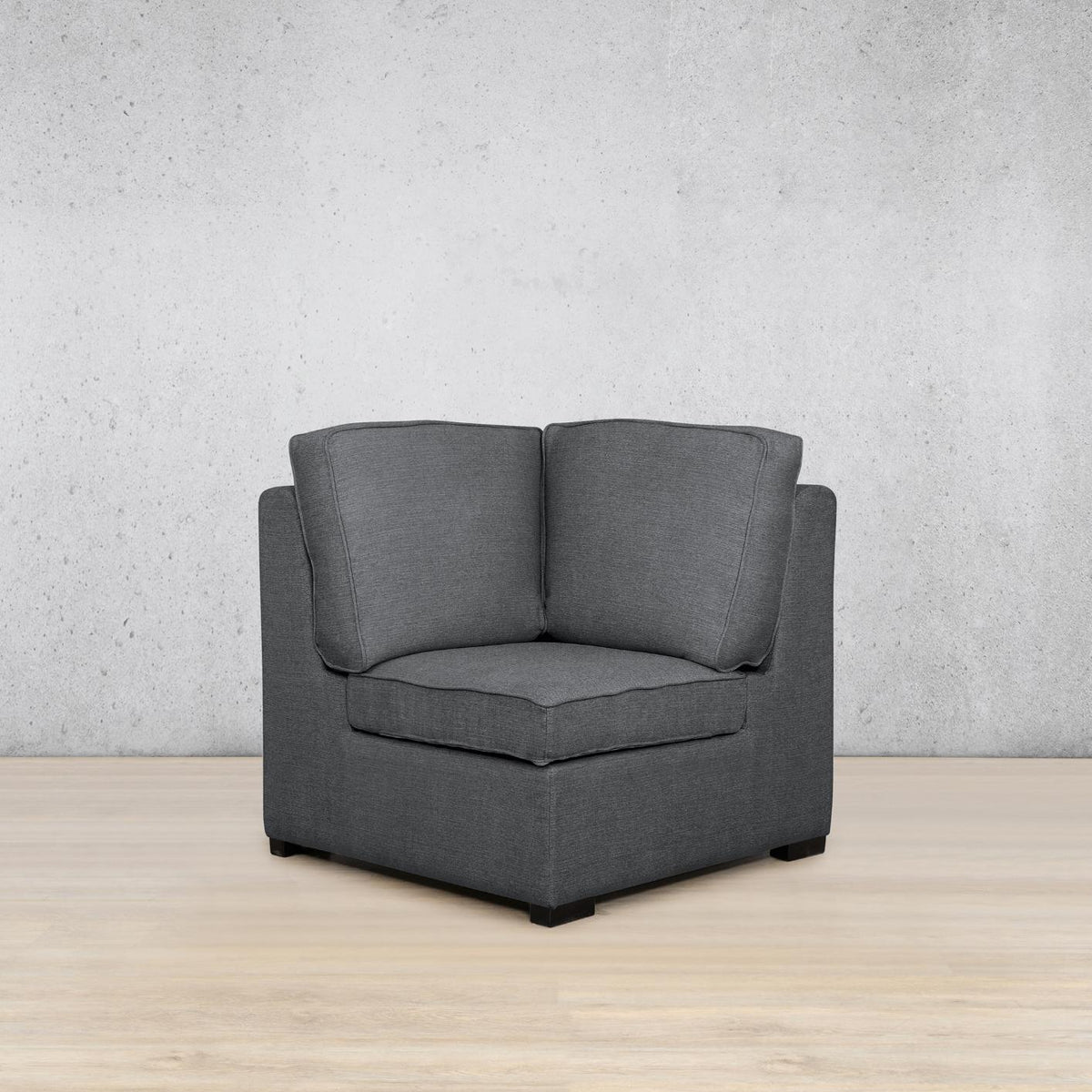 Rome Fabric Corner Fabric Sofa Leather Gallery Space Grey