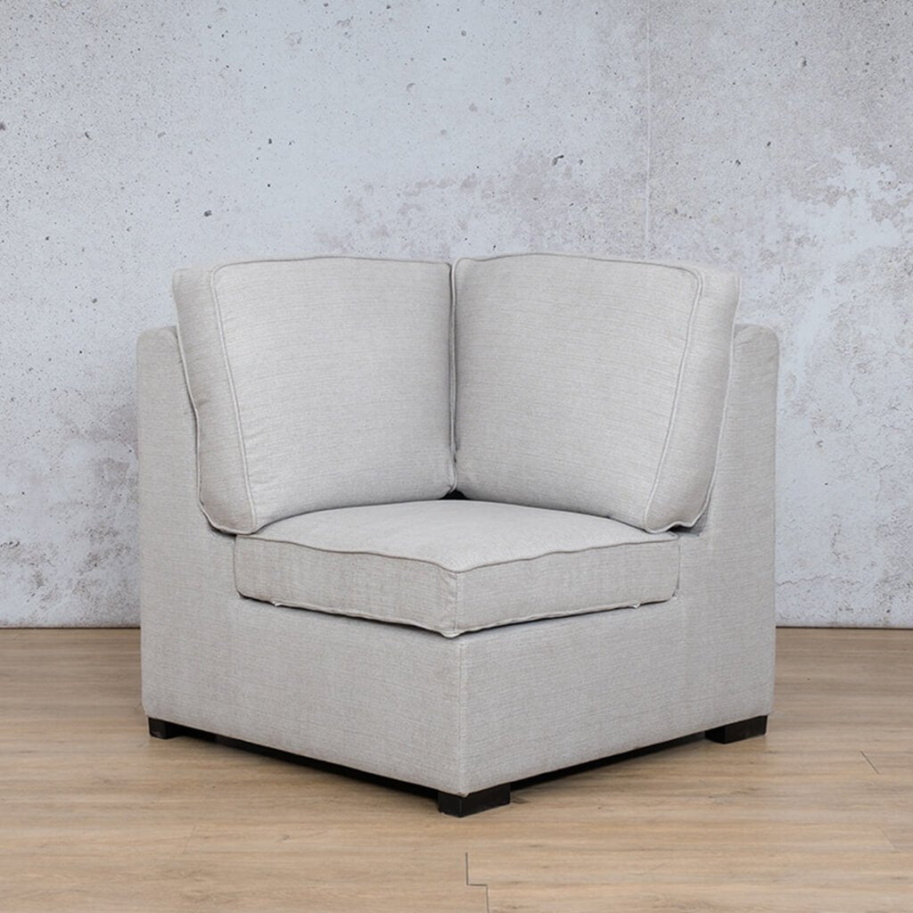 Rome Fabric Corner Fabric Sofa Leather Gallery Oyster 