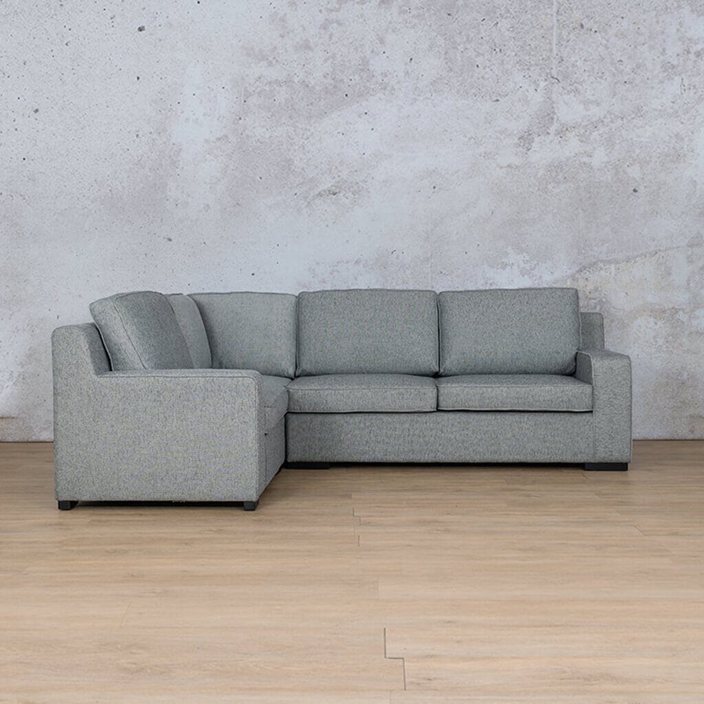 Rome Fabric L-Sectional 4 Seater LHF Fabric Corner Suite Leather Gallery 