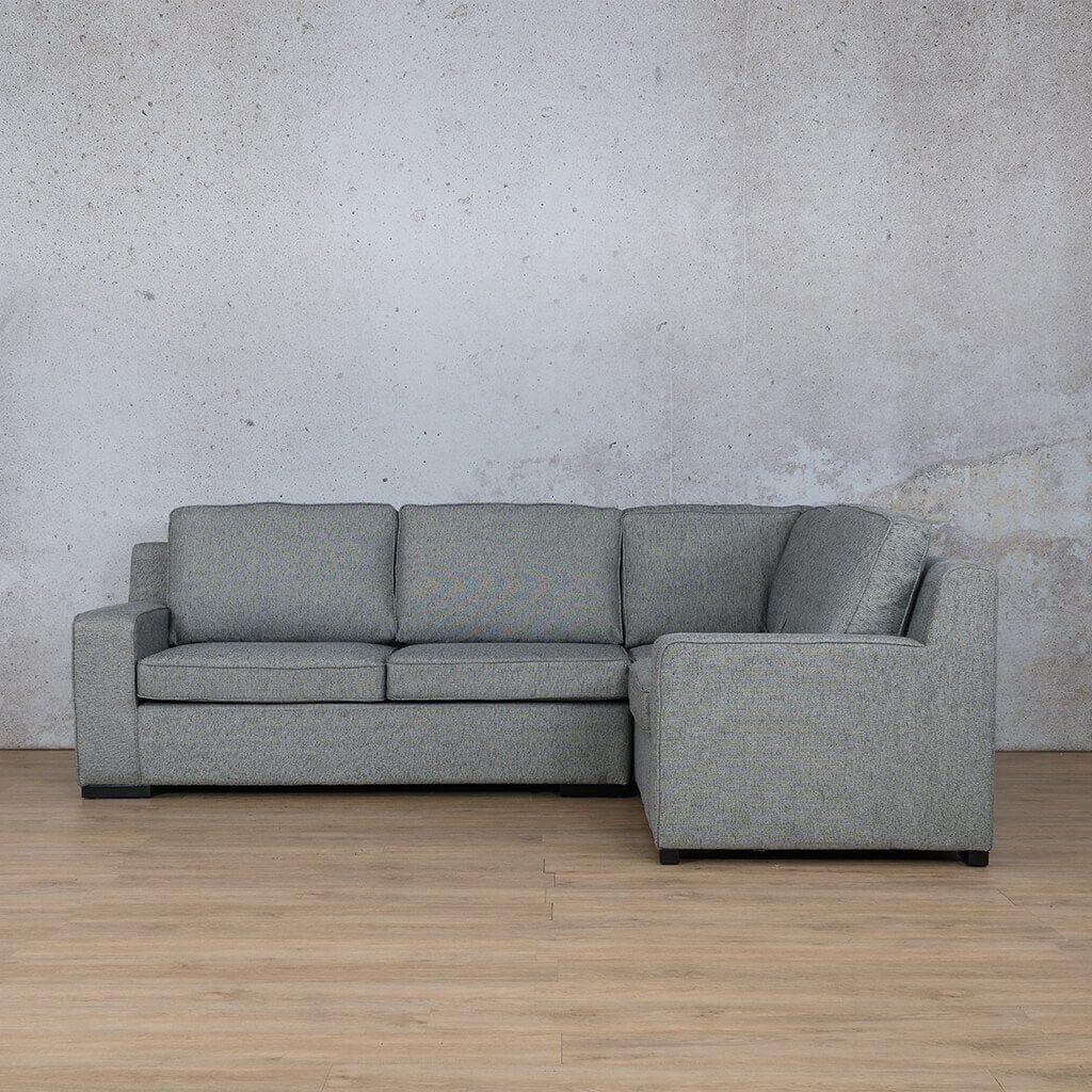 Rome Fabric L-Sectional 4 Seater - RHF Fabric Corner Suite Leather Gallery 