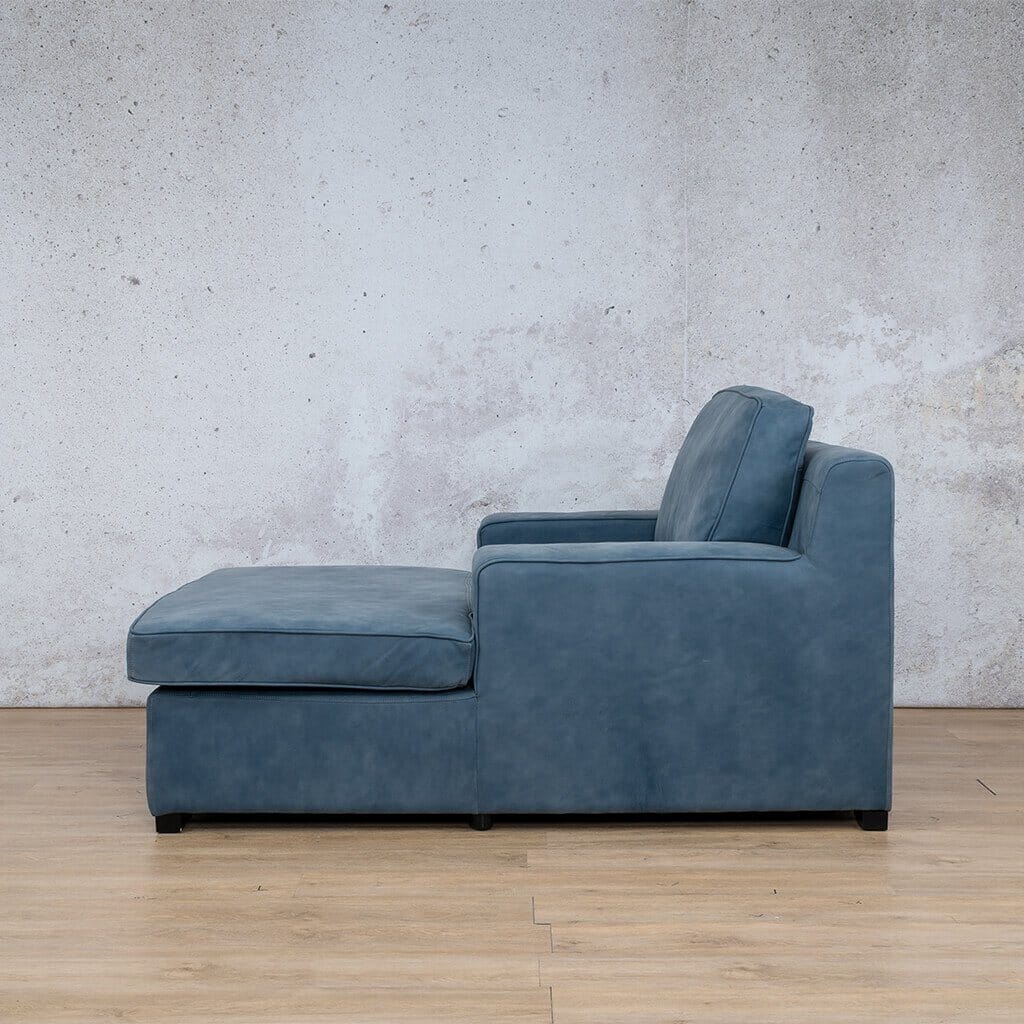 Rome Leather 2 Arm Chaise - Leather Armchair