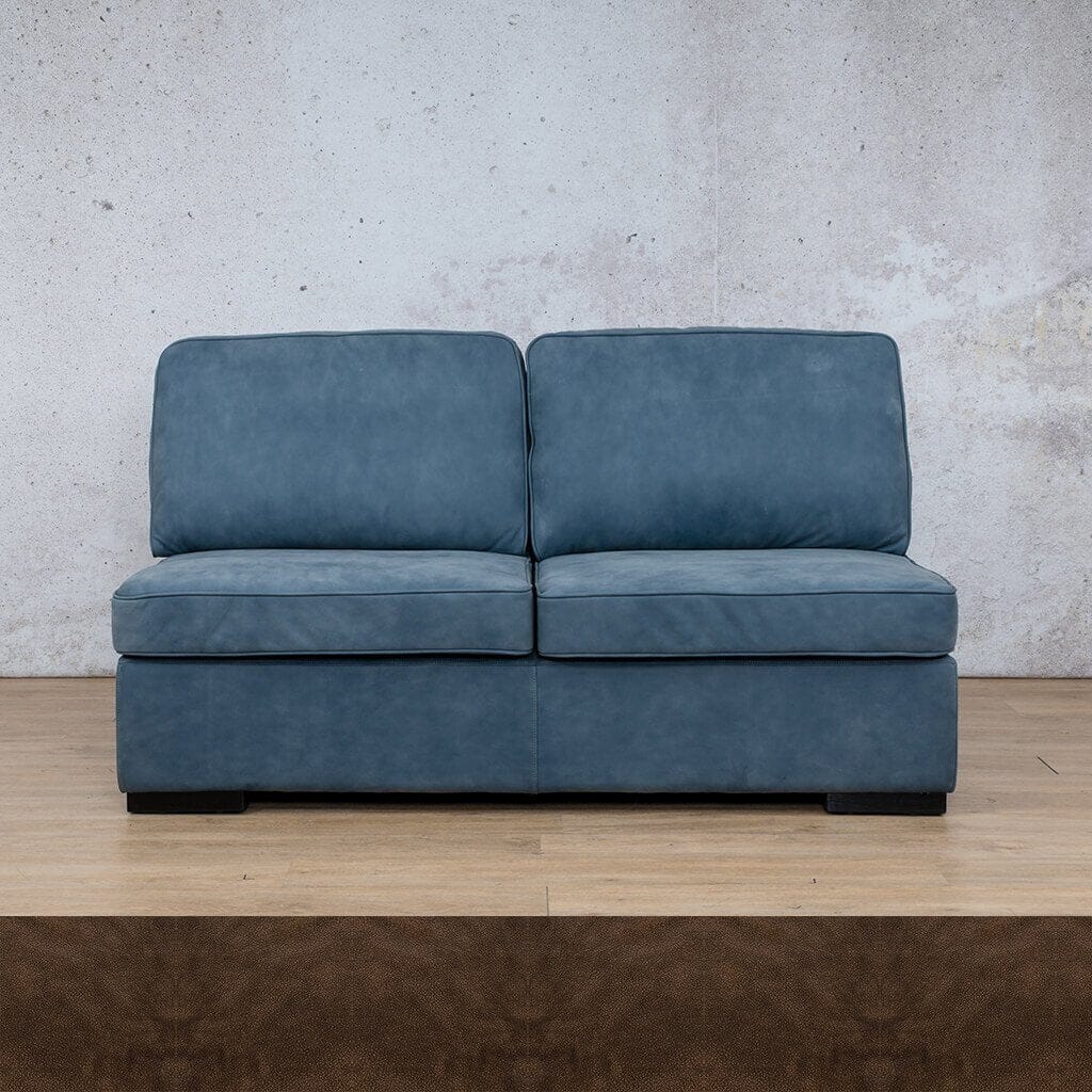 Rome Leather Armless - 2 Seater Leather Sofa Leather Gallery 