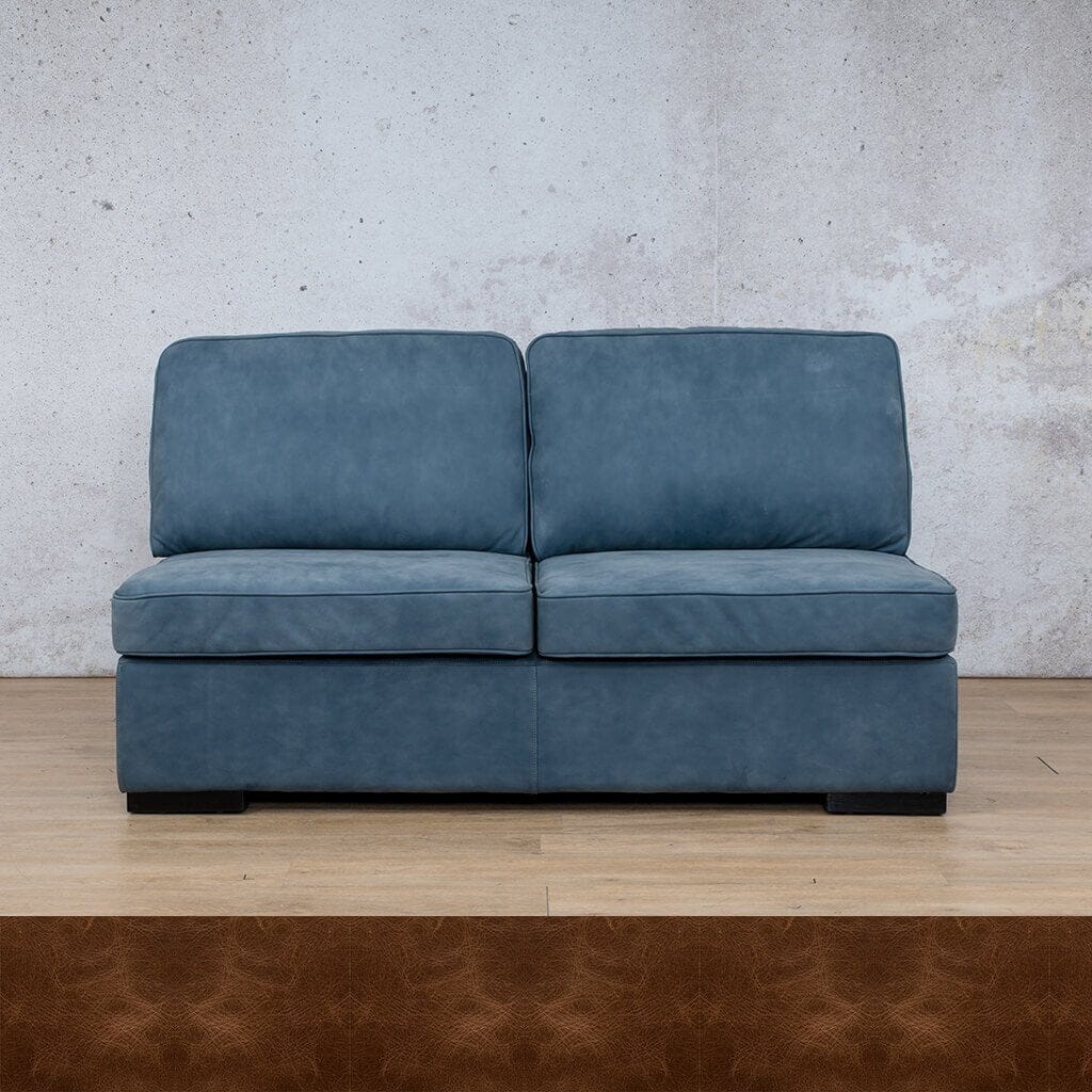 Rome Leather Armless - 2 Seater Leather Sofa Leather Gallery 
