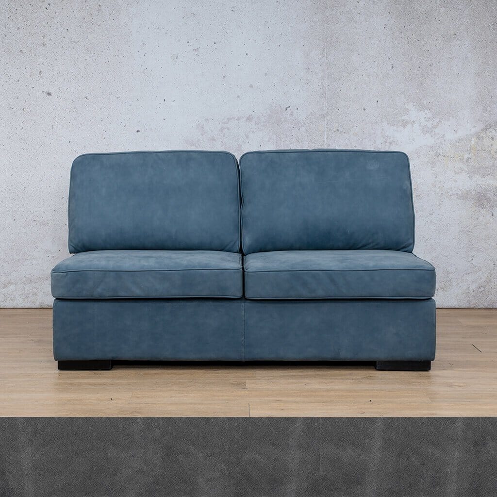 Rome Leather Armless - 2 Seater Leather Sofa Leather Gallery 