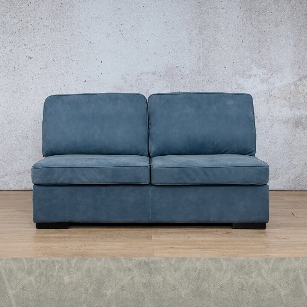 Rome Leather Armless - 2 Seater Leather Sofa Leather Gallery 