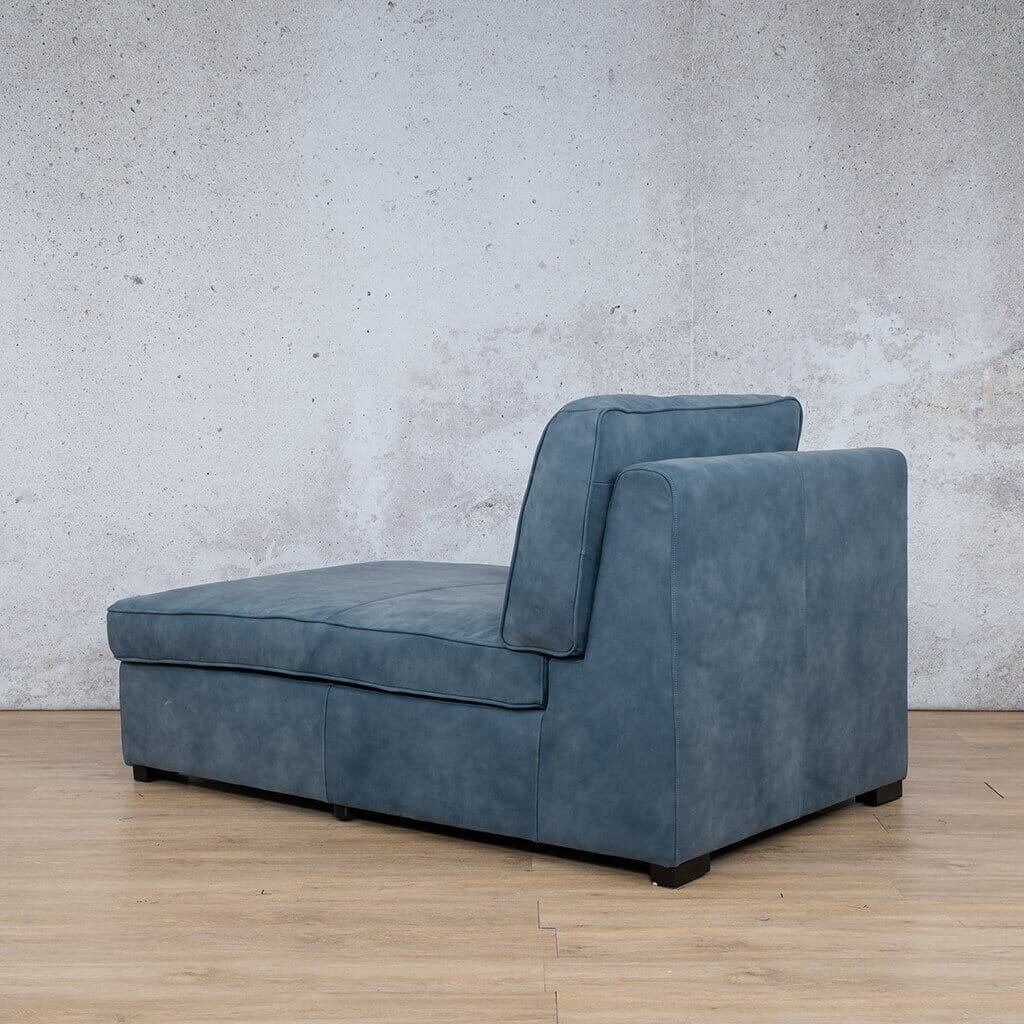Rome Leather Chaise 1 Arm - LHF - Leather Chaise Armchair