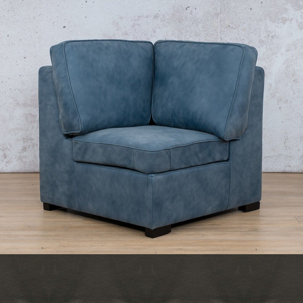 Arizona Leather Corner Leather Gallery Czar Anthracite WAREHOUSE COLLECTION - PINETOWN OR NORTHRIDING Full Foam