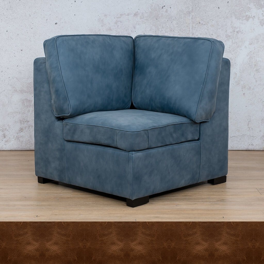 Rome Leather Corner Module - Leather Corner Couches