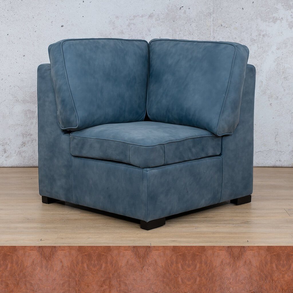 Rome Leather Corner Module - Leather Corner Couches