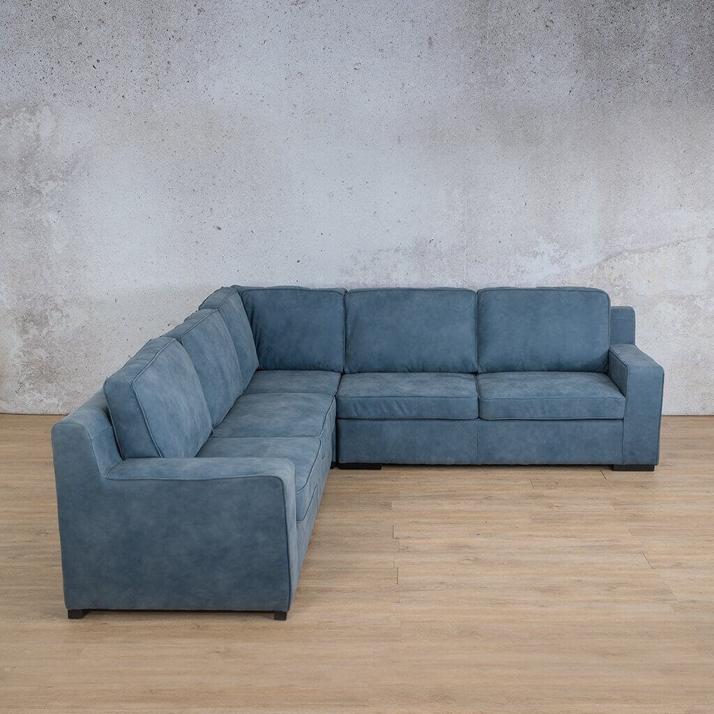 Rome Leather L-Sectional 5 Seater Leather Sectional Leather Gallery 