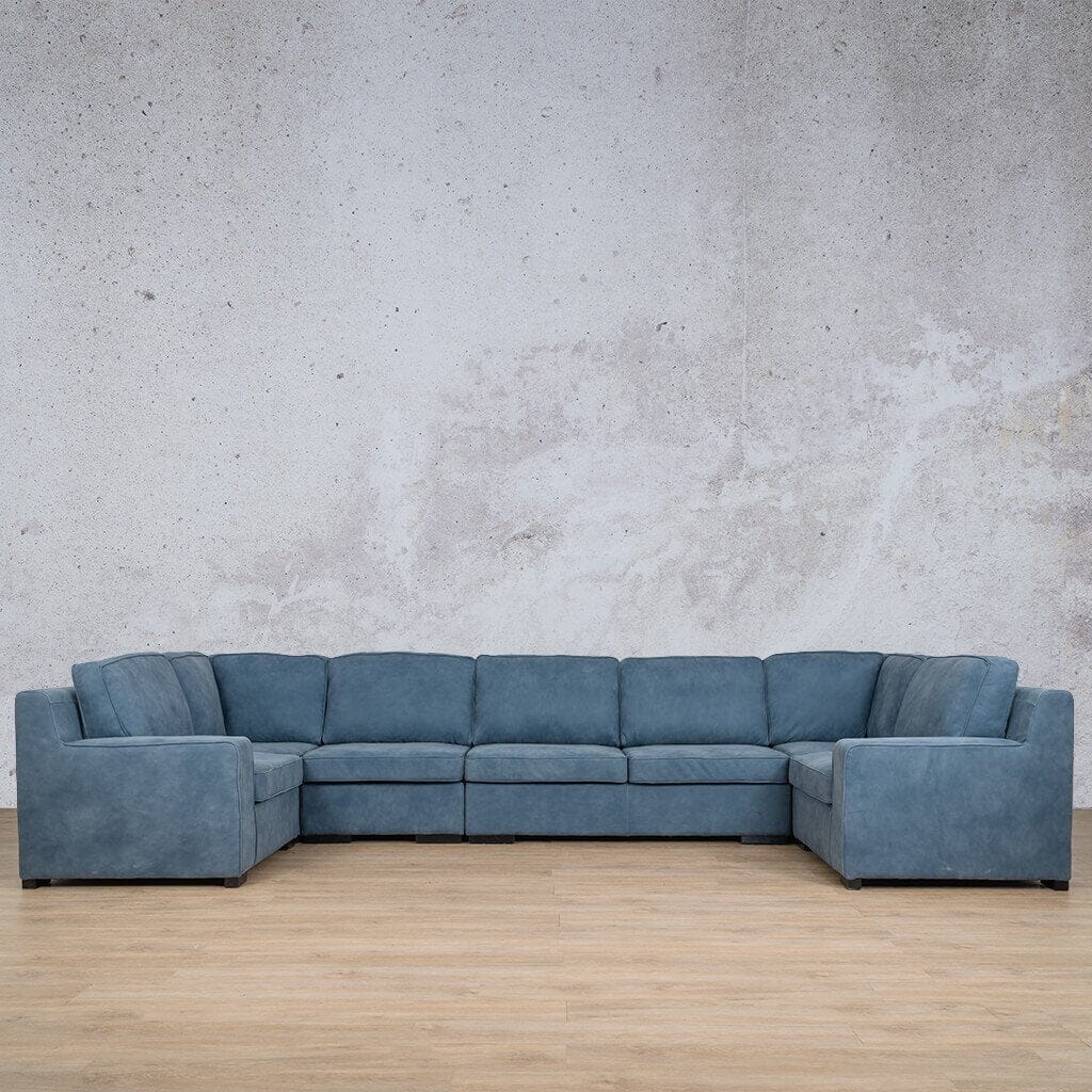 Rome Leather Modular U-Sofa Sectional Leather Sectional Leather Gallery