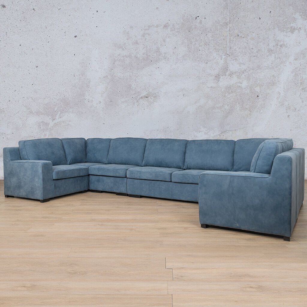 Rome Leather Modular U-Sofa Sectional Leather Sectional Leather Gallery
