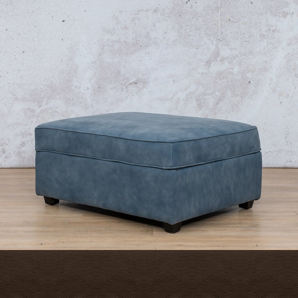 Arizona Leather Ottoman Leather Sofa Leather Gallery Czar Ox Blood WAREHOUSE COLLECTION - PINETOWN OR NORTHRIDING Full Foam