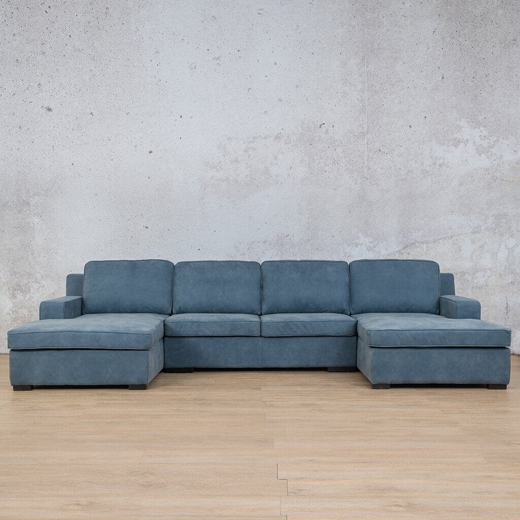 Rome Leather Sofa U-Chaise Sectional Leather Sectional Leather Gallery 