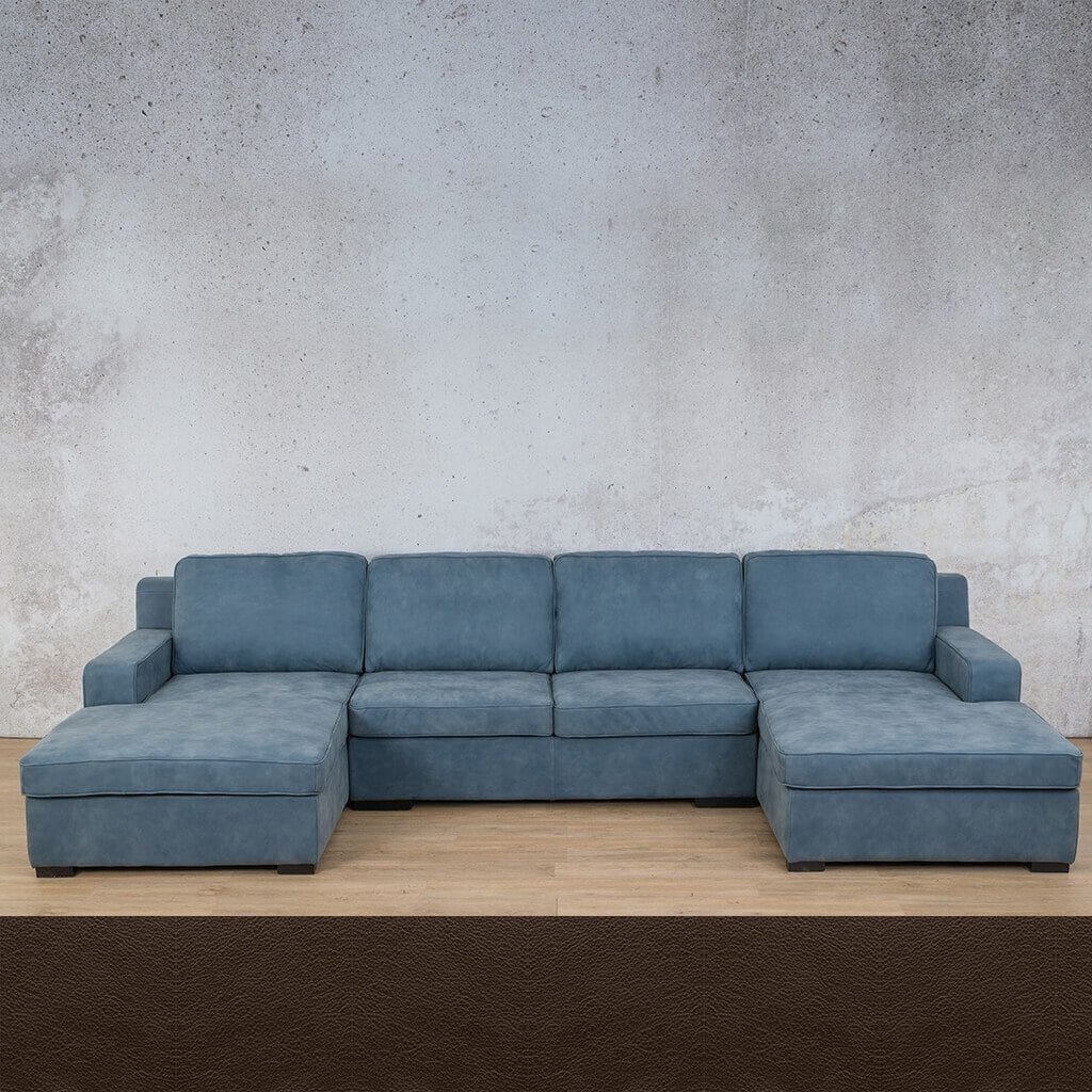 Rome Leather Sofa U-Chaise Sectional Leather Sectional Leather Gallery Czar Ox Blood