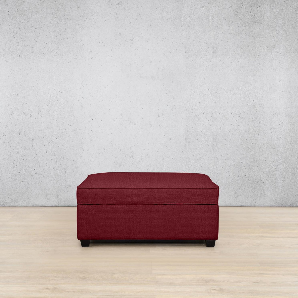 Rome Fabric Ottoman Fabric Sofa Leather Gallery | Deep Cherry
