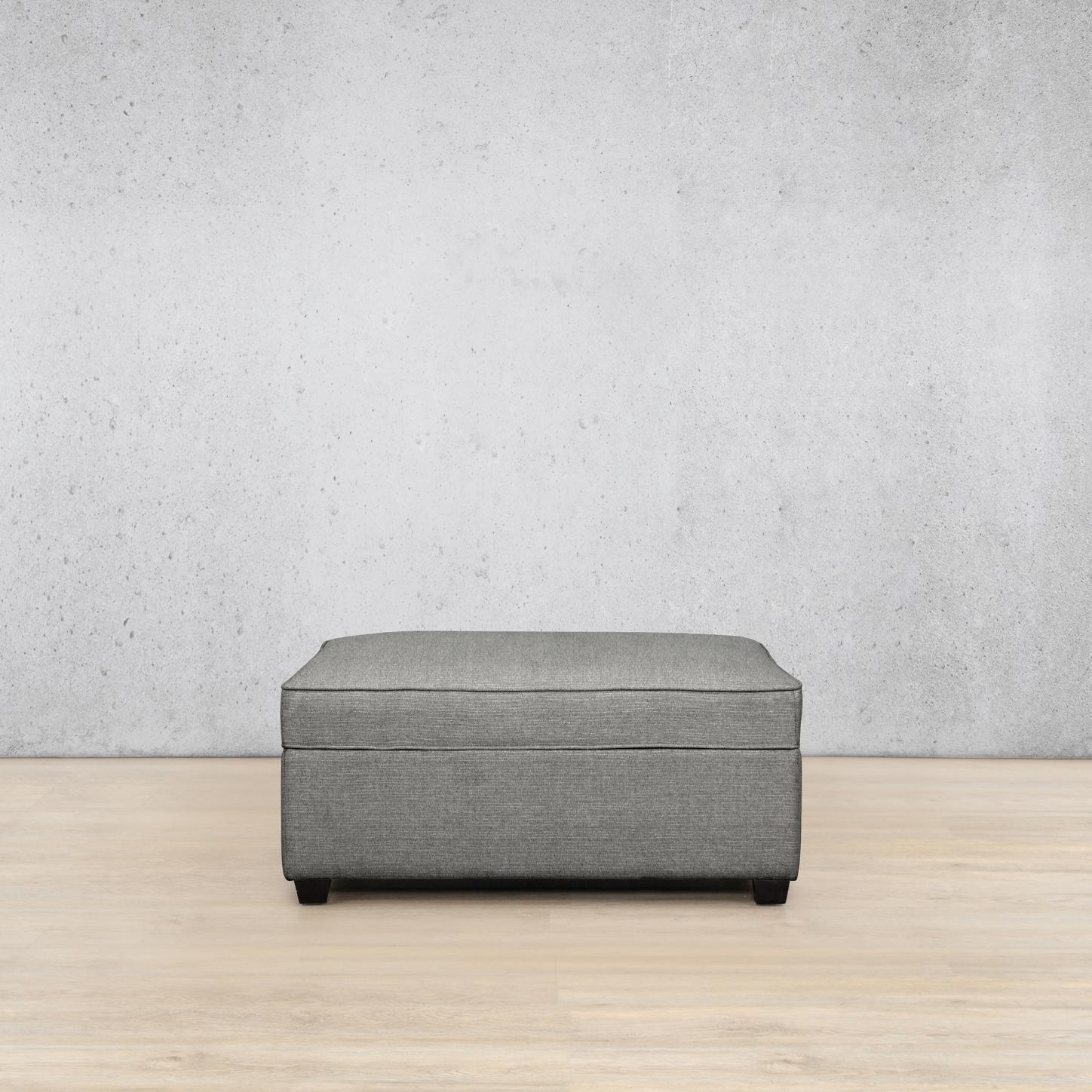 Rome Fabric Ottoman Fabric Sofa Leather Gallery | Kenya Grey