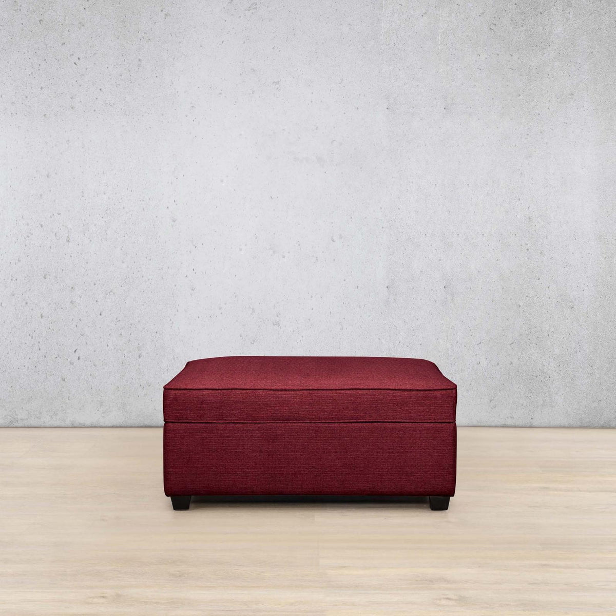 Rome Fabric Ottoman Fabric Sofa Leather Gallery | Kenya Red