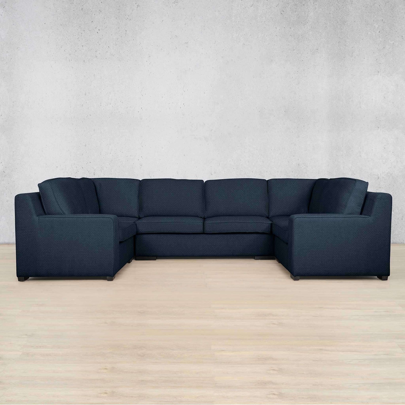 Rome Fabric U-Sofa Sectional Fabric Corner Suite Leather Gallery